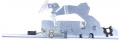 Door Hinge For Dishwasher - Sliding Door Mec Right 80mm-ado [Vestel]